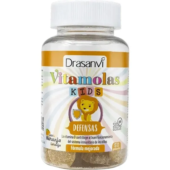 Drasanvi Vitamolas Defensa Infantil - 50 Gominolas sin Azúcar