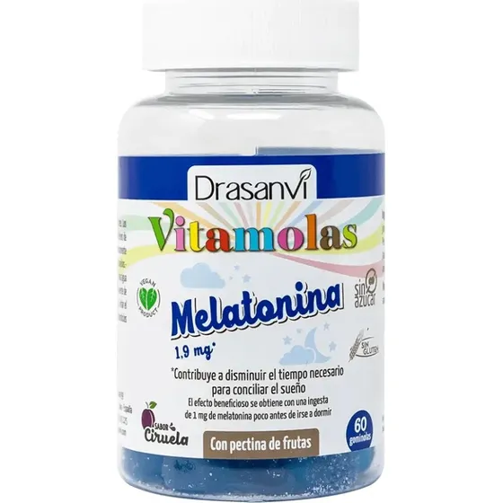 Drasanvi Vitamolas Melatonina 1.9mg 60 Gominolas Sabor Ciruela