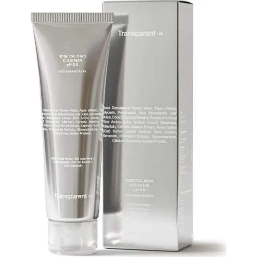 Transparent Lab Rose Calming Cleanser con Agua de Rosas y Centella, 150 ml