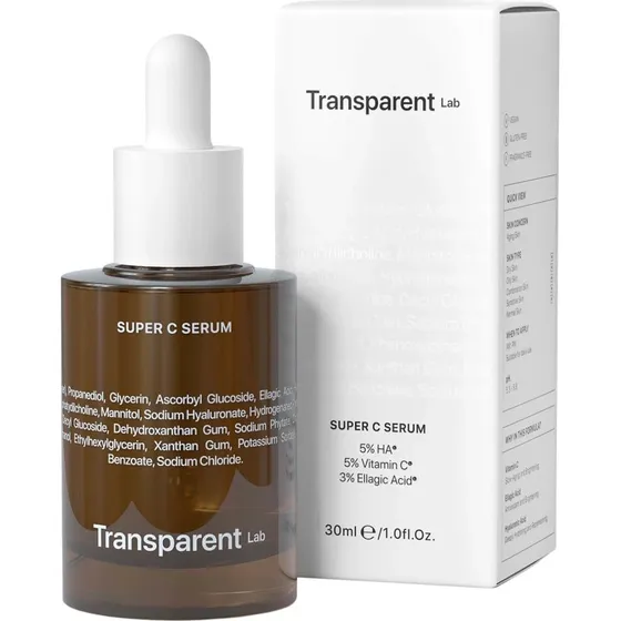 Transparent Lab Super C Serum con Vitamina C y Ácido Hialurónico 30ml