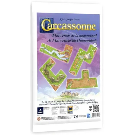 Carcassonne: Maravillas de la Humanidad 3 - Expansión de Juego de Mesa