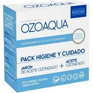 Ozoaqua Pack Higiene y Cuidado: Aceite Ozonizado 15ml + Jabón 100g