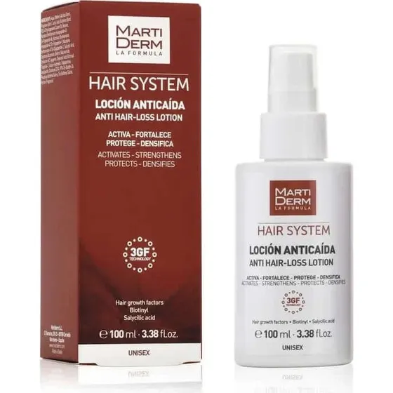 Martiderm Hair System Loción Anticaída Unisex 100 ml