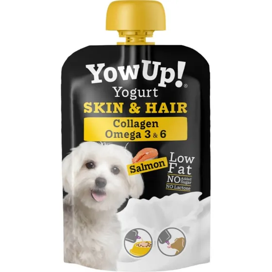 YOWUP! Yogurt Skin & Hair Salmón para Perros, 115g