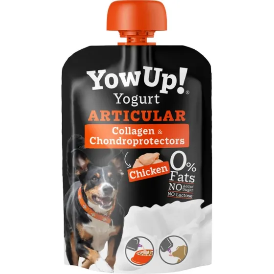 Yowup! Yogurt Natural Articular para Perros Sabor Pollo 115g