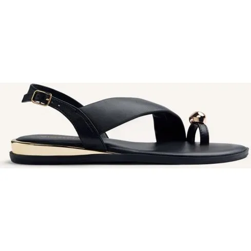 GIOSEPPO Sandalias Stony 36 de Piel con Detalle Joya