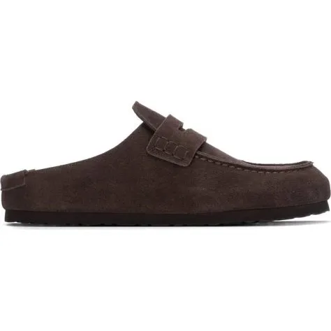 Xti Mocasín Mule con Acabado Efecto Serraje Marrón