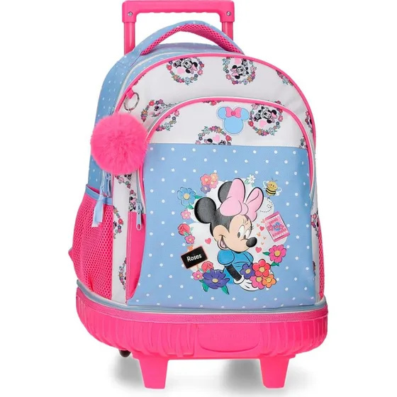 Mochila Disney Minnie Flowers Compact Desmontable 43cm