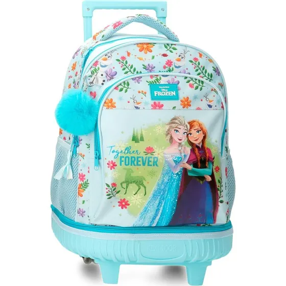 Mochila Compacta Disney Frozen Forever con Ruedas Desmontables
