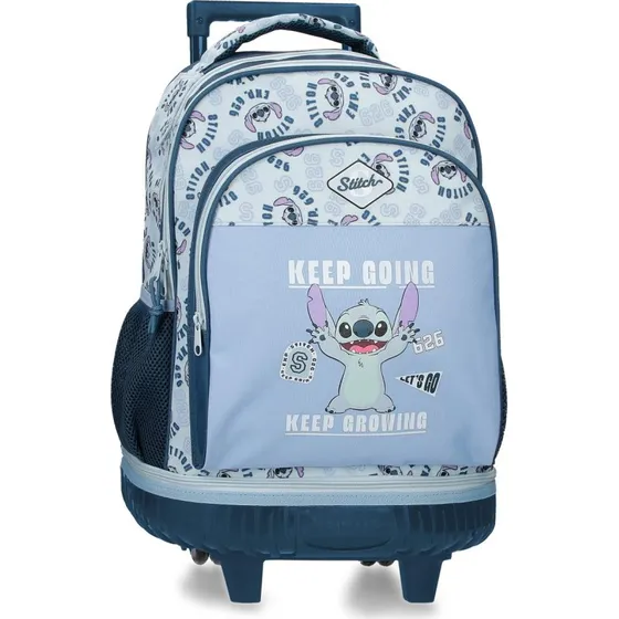 Mochila Compact Stitch Keep Going Disney 43cm