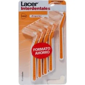 Lacer Interdentales Extrafino Suave Angular 10u