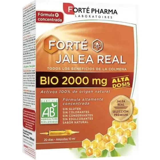 Forté Pharma Forté Jalea Real Bio 2000 mg 20 Ampollas