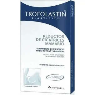 Trofolastin Reductor de Cicatrices Mamario 3 x 2 Apósitos