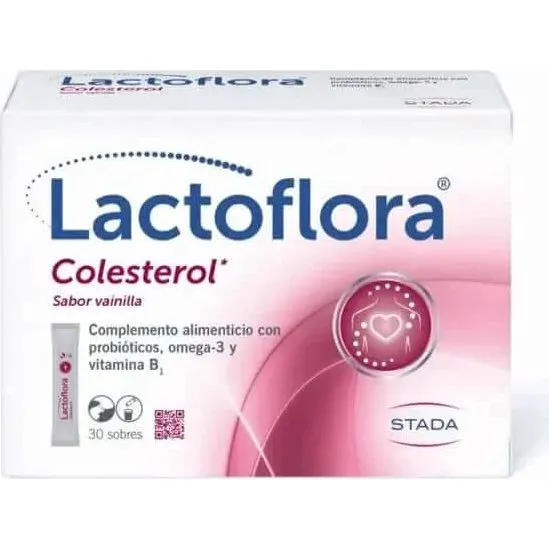 Lactoflora Colesterol 30 Sobres Sabor Vainilla