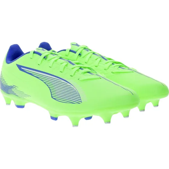 PUMA ULTRA 5 PLAY MxSG Zapatillas de Fútbol Verde Neón/Azul