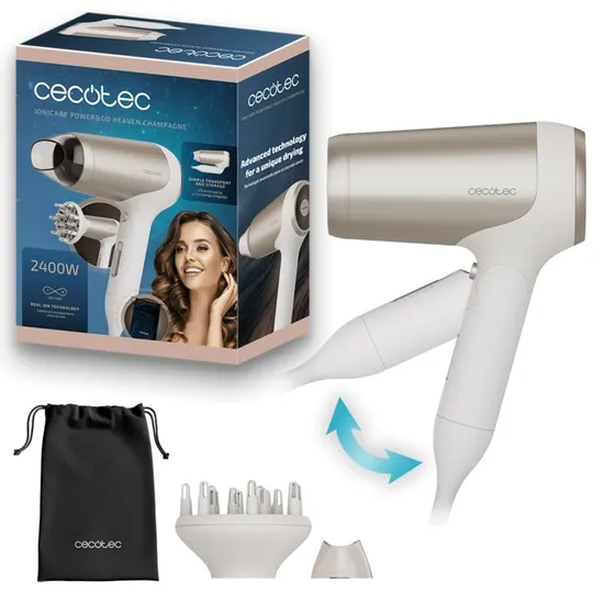 Cecotec IoniCare Power&Go Heaven Champagne