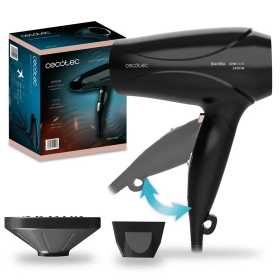 Cecotec IoniCare 5450 Power&Go Pro Fire 2400W Negro