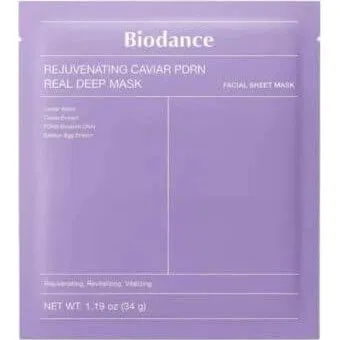 Biodance Mascarilla Rejuvenecedora con Caviar y PDRN, 34 g