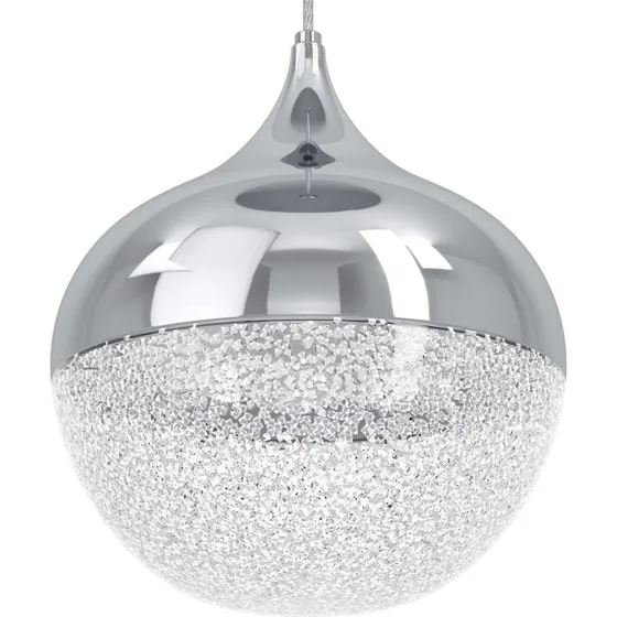 Lámpara colgante LED Stars of Light Mioglia cromada, Ø 58 cm, 10 luces