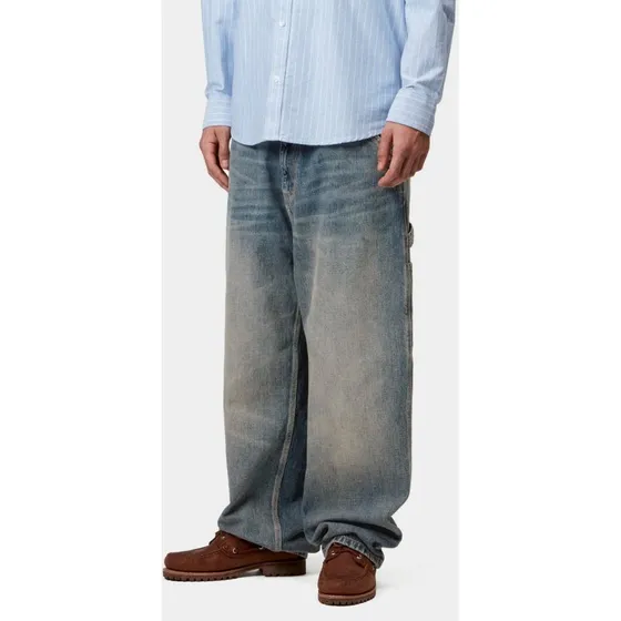 Carhartt WIP OG Single Knee Dark Used Wash Blue