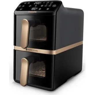 Philips Airfryer Serie 4000 Doble Cesta Apilada 10L 2750W Negro