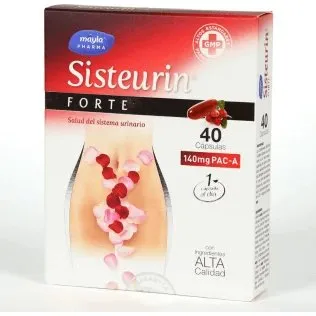 Sisteurin Forte 40 Cápsulas - Salud Urinaria con D-Manosa y Arándano