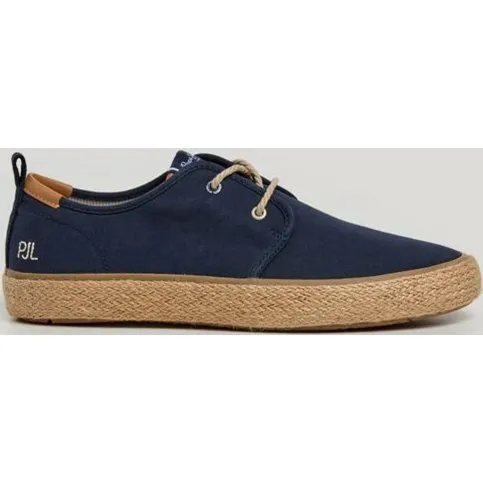 Pepe Jeans Port Bay Zapatillas de Lona Azul Marino para Hombre Talla 42