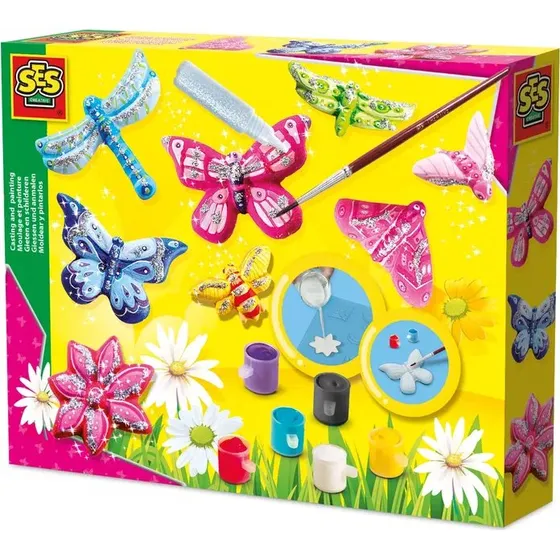 SES Creative SES01131 - Mariposas con Purpurina