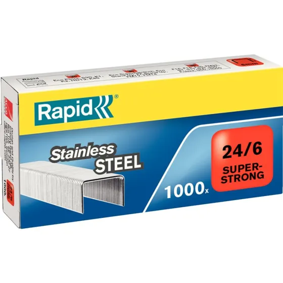 Rapid Super Strong 24/6 mm Acero Inoxidable (1000 unidades)