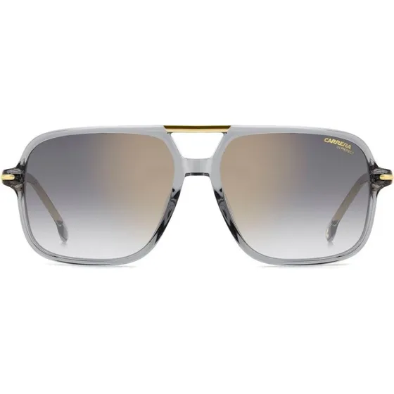 Carrera 350/S Gafas de Sol Rectangulares para Hombre - Gris Claro