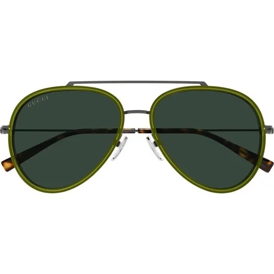 Gucci Gafas de Sol GG1981S Verde Piloto para Hombre