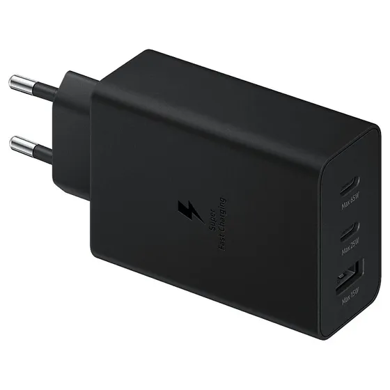 Samsung Cargador de Pared EP-T6530 65W Trio Negro