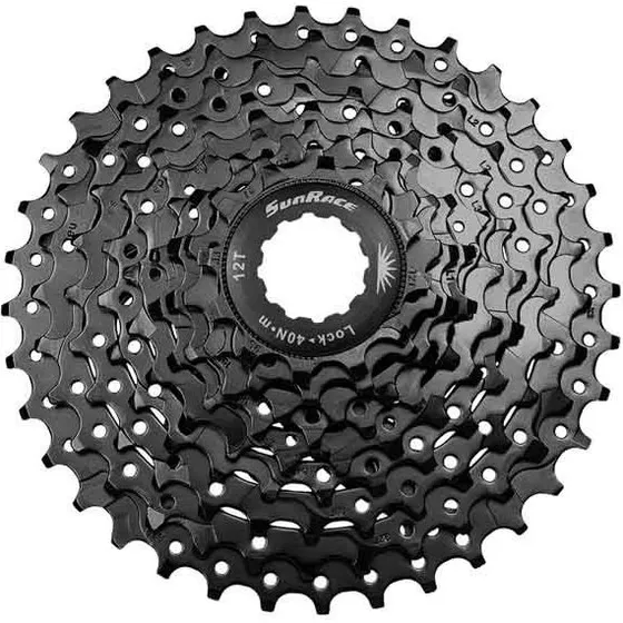 SunRace CSM98 9V 11-36T Cassette Negro