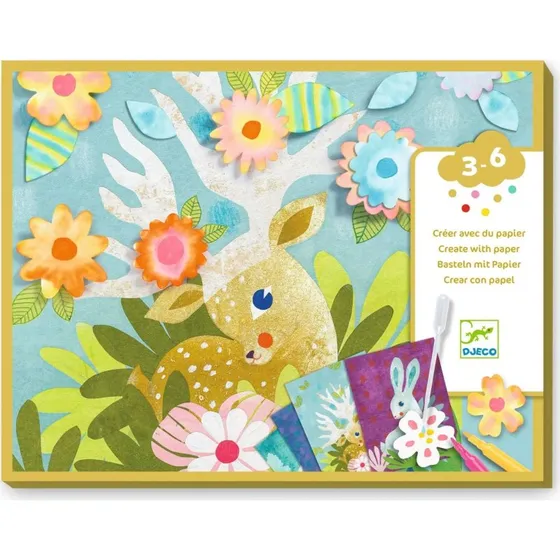 Djeco Pintura con Agua y Papel Secante (3-7 aos)