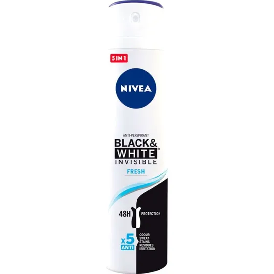 NIVEA Black & White Woman Fresh Spray 200 ml