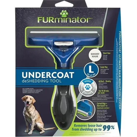 Furminator Cepillo deShedding para Perros Grandes de Pelo Corto