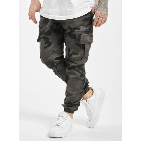 Urban Classics Pantalones Vaqueros Camuflaje con Cintura Elástica