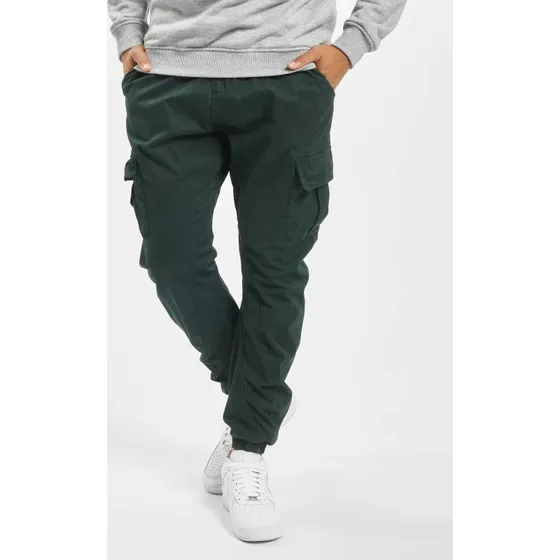 Urban Classics Pantalón Cargo 2.0 GT Verde de Algodón
