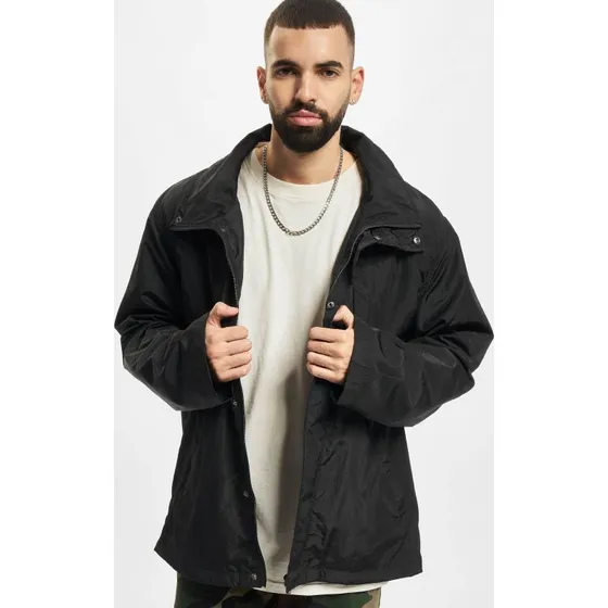 Chaqueta Cortavientos Urban Classics con Bolsillos para Hombre, Negra