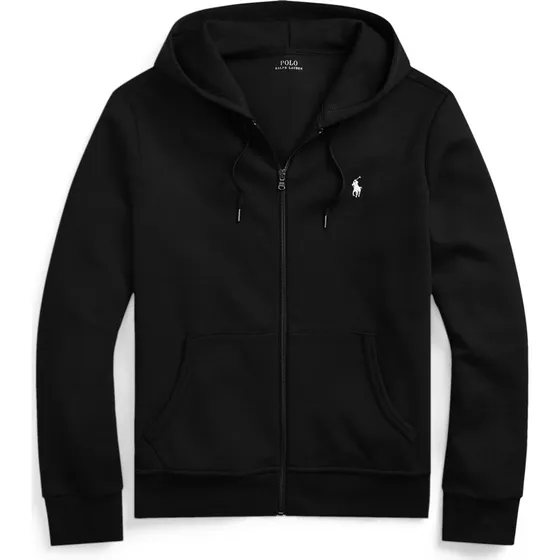 Ralph Lauren Sudadera con Capucha 30/1 Logo Full Zip Negro - L