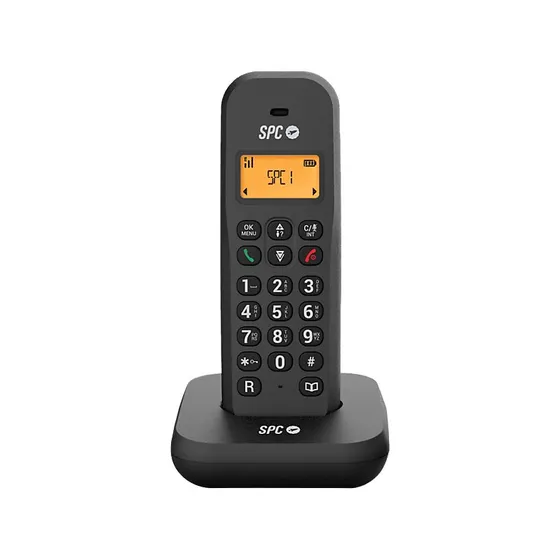 Teléfono Inalámbrico SPC KEOPS Negro con Identificador de Llamadas