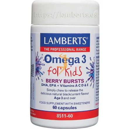 Lamberts Omega 3 Niños 60 Cápsulas