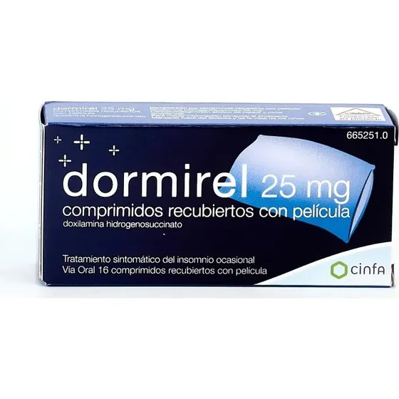 Dormirel 25 mg 16 comprimidos