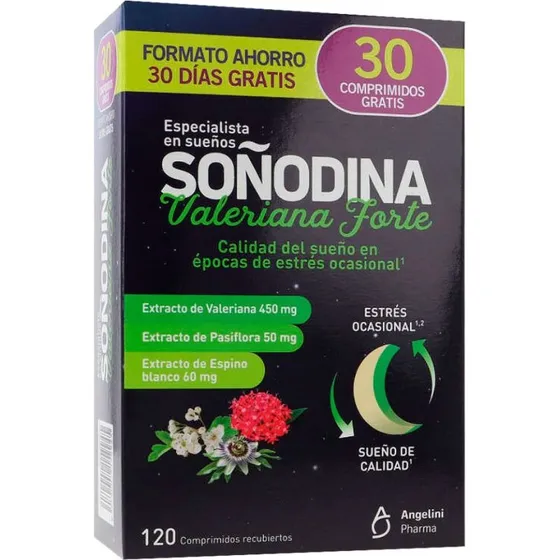 Soodina Valeriana Forte 120 Comprimidos