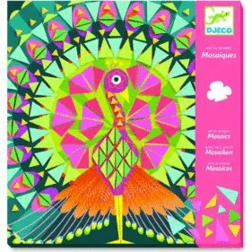 Djeco Kit Mosaicos Coco (2 cuadros, piezas adhesivas)