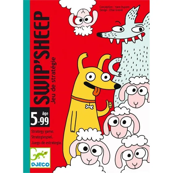 Djeco Swip Sheep - Juego de Cartas de Estrategia