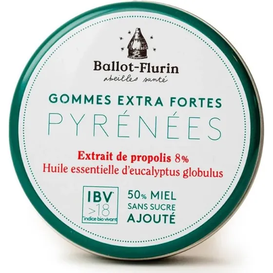 Ballot-Flurin Gominolas de Propóleo y Miel Extra Fuertes 30g