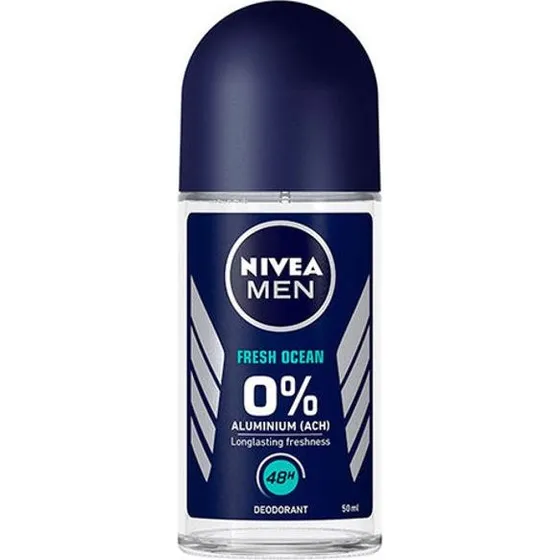 Nivea Men Fresh Ocean Roll-On 48h Sin Aluminio 50ml