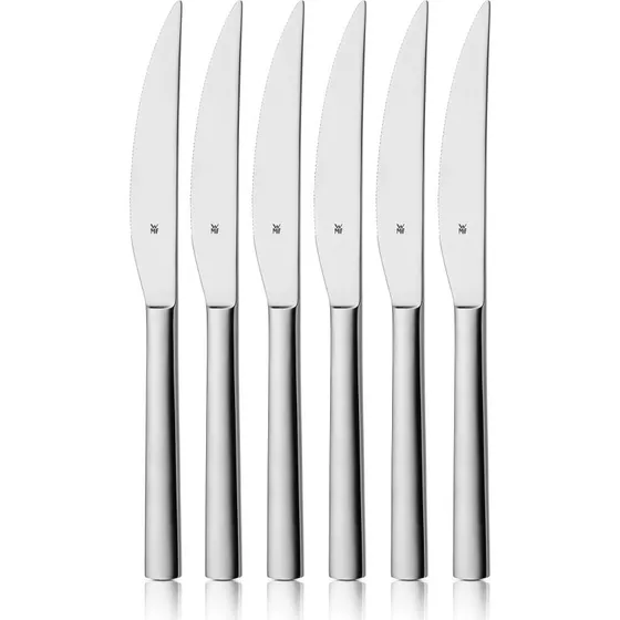 WMF Juego de cuchillos chuleteros Nuova, 6 piezas, Cromargan
