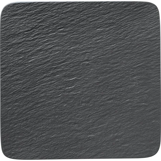 Villeroy & Boch Plato Manufacture Rock Negro 32,5x32,5 cm